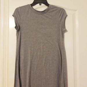 Flare bottom t-shirt dress